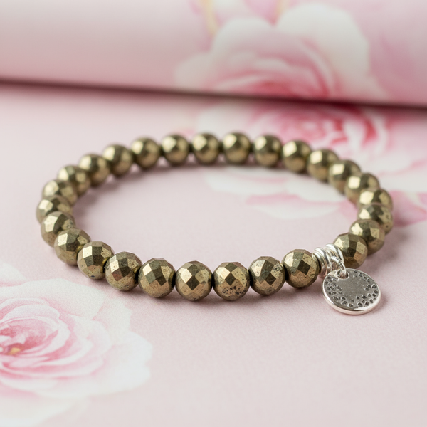 Raw Pyrite Bracelet