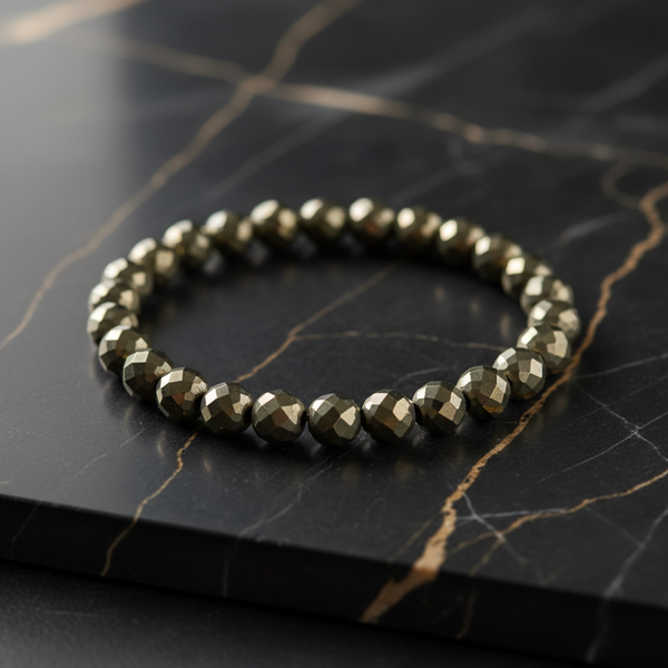 Raw Pyrite Bracelet